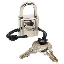 Hermès HERMES Cadena Lucchetto Silver Auth ki2141 Argento