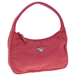 Prada-PRADA Hand Bag Nylon Pink Auth yk4885-Pink