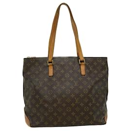 Louis Vuitton-LOUIS VUITTON Monogram Cabas Mezzo Tote Bag M51151 LV Auth tb075-Other