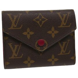 LOUIS VUITTON Monogram Portefeuille Victorine Geldbörse M62360 LV Auth ar7389BEIM Monogramm