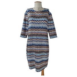 Riani Multicolour Polyester Dress XL Multiple colors