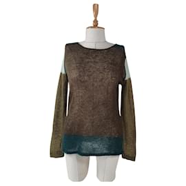 Pull en maille Lupino Block Samsoe & Samsoe Vert Mohair Multicolore Vert