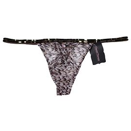 Chantal Thomass String Plumes 42 Marron