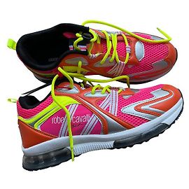 Roberto Cavalli Sneakers Pink Multiple colors Orange