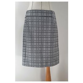 Michael Kors Midi Houndstooth Skirt Multiple colors