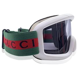 Gucci-White Ski Snow Googles Sport Eyewear Mod. GG 1653-White