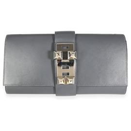 Hermès-Hermes Graphite Box Calf Medor 29 PHW-Grey