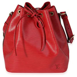 Louis Vuitton-Louis Vuitton Red Epi Leather Petit Noe-Red