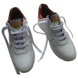 basket tara jarmon portée une fois pointure 40.5 Blanc