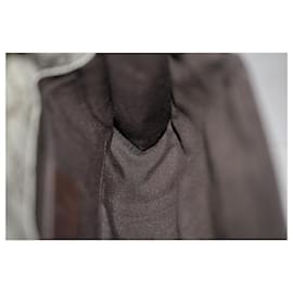 Gucci-GUCCI GG Canvas Sherry Line Web Bolsa de cintura Bolsa de cintura marrom Auth am1103S-Marrom