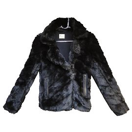 giubbotto ecopelliccia Stella Forest t 36 Nero