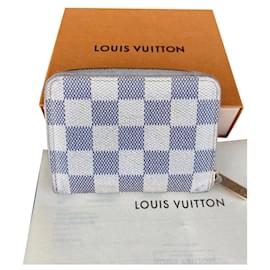 Louis Vuitton-Porte-monnaie Zippy-Beige,Gris