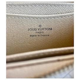 Louis Vuitton-Porte-monnaie Zippy-Beige,Gris