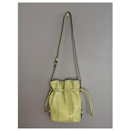Lancel-Handbags-Green,Light green,Gold hardware