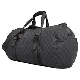 Louis Vuitton-Damier Graphite Practical Keepall Bandouliere Duffle 231LV504-Other