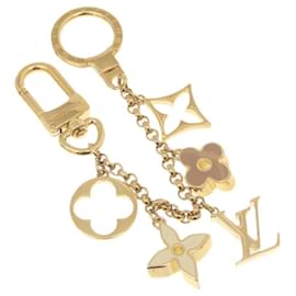 Louis Vuitton-LOUIS VUITTON Chain Fleur de Monogram Charm Gold M65111 LV Auth am459b-Golden
