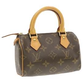 Louis Vuitton-LOUIS VUITTON Monogram Mini Speedy Hand Bag M41534 LV Auth am240b-Monogram