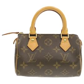 Louis Vuitton-LOUIS VUITTON Monogram Mini Speedy Hand Bag M41534 LV Auth am240b-Monogram