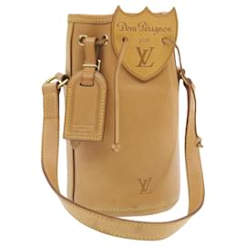 Louis Vuitton-Bolsa de mão com estojo de champanhe LOUIS VUITTON Nomad Dom Prignon M99057 LV am279BA-Bege