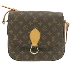 Louis Vuitton-LOUIS VUITTON Monogramm Saint Cloud GM Umhängetasche M.51242 LV Auth am318b-Monogramm