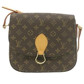 Louis Vuitton-LOUIS VUITTON Monogram Saint Cloud GM Shoulder Bag M51242 LV Auth am318b-Monogram