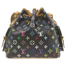 Louis Vuitton-LOUIS VUITTON Monogram Multicolor Noe Shoulder Bag Black M42230 LV Auth am337BA-Black