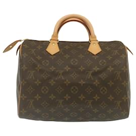 Louis Vuitton-Louis Vuitton Monogram Speedy 30 Hand Bag M41526 LV Auth am464b-Monogram