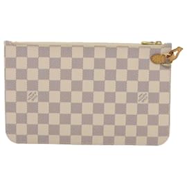 Louis Vuitton-Bolsa LOUIS VUITTON Damier Azur Neverfull MM Bolsa Bolsa LV Auth am469BA-Outro