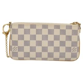 Louis Vuitton-LOUIS VUITTON Damier Azur Pochette Mira MM Accessoire Pochette N60027 LV suis478BA-Autre