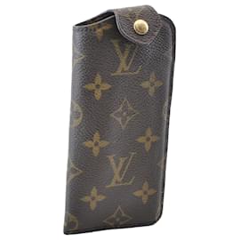 Louis Vuitton-LOUIS VUITTON Monogram Etui A Lunettes PM Glasses Case M66545 LV Auth am2266S-Other