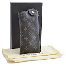 Louis Vuitton-LOUIS VUITTON Monogram Etui Lunette MM Glasses Case M66544 LV Auth am2579S-Monogram