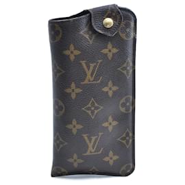 Louis Vuitton-LOUIS VUITTON Monogram Etui Lunette MM Glasses Case M66544 LV Auth am2579S-Monogram