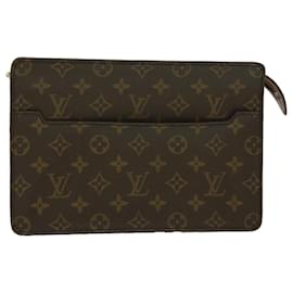 Louis Vuitton-LOUIS VUITTON Monogram Pochette Homme Clutch Bag M51795 LV Auth jk2465-Other
