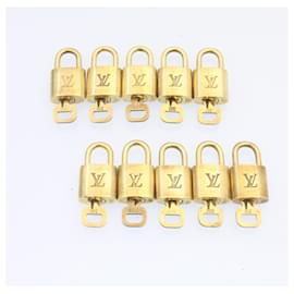 Louis Vuitton-Louis Vuitton padlock 10set Padlock Gold Tone LV Auth am1297g-Other