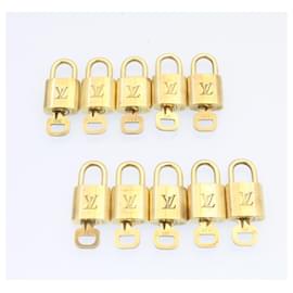 Louis Vuitton-Louis Vuitton padlock 10set Padlock Gold Tone LV Auth am1304g-Other