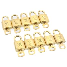 Louis Vuitton-Louis Vuitton padlock 10set Padlock Gold Tone LV Auth am1423g-Other