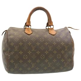 Louis Vuitton-Louis Vuitton Monogram Speedy 30 Hand Bag M41526 LV Auth am1697g-Monogram