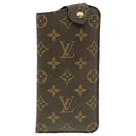 Louis Vuitton-LOUIS VUITTON Monogram Etui A Lunettes MM Glasses Case M66544 LV Auth am101b-Monogram