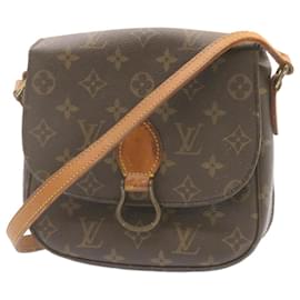 Louis Vuitton-LOUIS VUITTON Monogramm Saint Cloud MM Umhängetasche M.51243 LV Auth am1071G-Monogramm