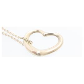 Autre Marque-Tiffany & Co. Offenes Herz Halskette Silber Auth am1153G-Silber