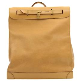 Louis Vuitton-LOUIS VUITTON Epi Steamer Bag Boston Bag Beige LV Auth am1805g-Beige