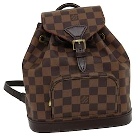 Louis Vuitton-LOUIS VUITTON Damier Ebene Montsouris PM Sac à dos Auth 31178A-Autre