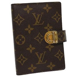 LOUIS VUITTON Monogram Agenda Koala PM Day Planner Cover R21015 LV Auth 31079 Other