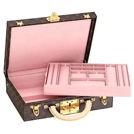 Louis Vuitton-Boîte à bijoux ballerine rose LV-Rose