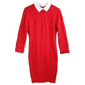 Carven-Carven X Little Boat Dress-White,Red