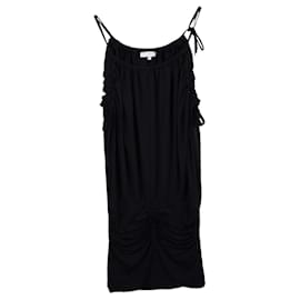 Iro-draped tank dress-Black