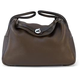 Hermès Lindy 34 Brown Leather ref.633978 - Joli Closet