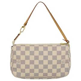 Louis Vuitton-LOUIS VUITTON Damier Azur Pochette Accessoires Estuche N51986 Autenticación LV2529sol-Otro