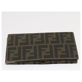 Fendi-FENDI HERMES BALENCIAGA BVLGARI Porte-clés Portefeuille Cuir 5Set Noir Marron suis2462g-Marron,Noir