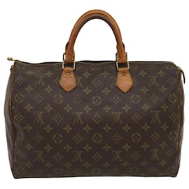 Louis Vuitton-Louis Vuitton Monogram Speedy 35 Hand Bag M41524 LV Auth am2455g-Other